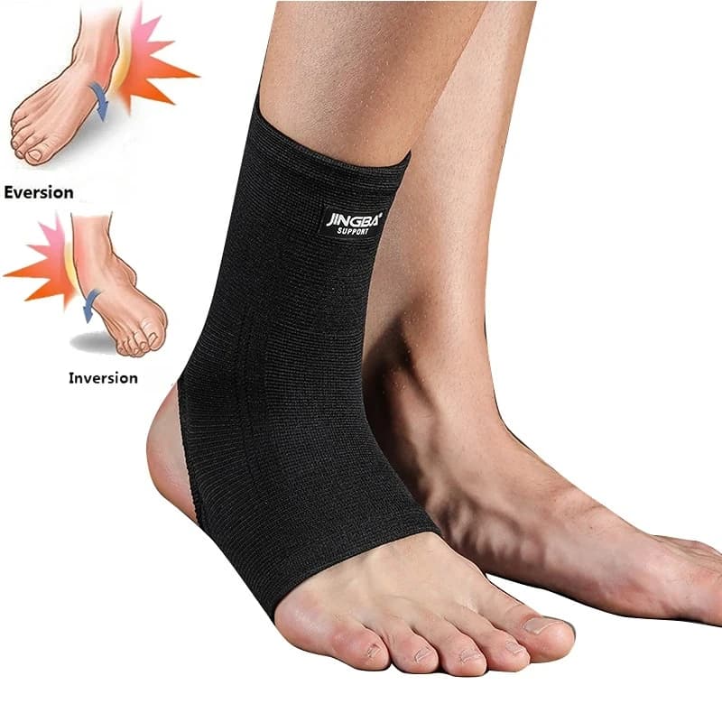 Supporto per Caviglia Compressivo Traspirante, Calza Compressiva per Uomo e Donna, per Gonfiore e Fascite Plantare