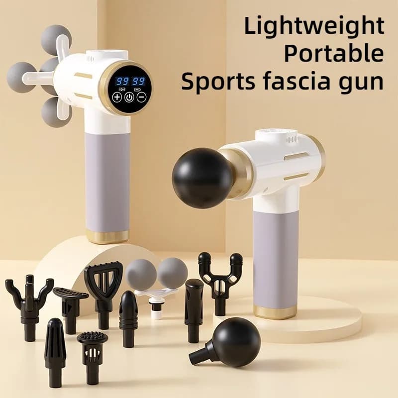 Mini Electric Massage Gun Intelligent, Lightweight and Portable, Rechargeable, Professional Changing Massage