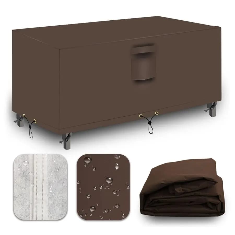 Waterproof Covers for Outdoor Furniture, 600D Protective Covers for Sectional Sofas, Outdoor Dining Tables