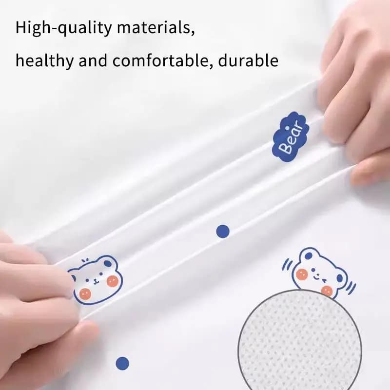 Nonwoven Bed Linen Set, U.S. Cover and 3/4 Pieces, Waterproof and Anti-Slip Travel Sheet, Portable Travel Set for Hotel