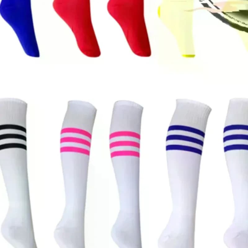 Football Socks High Quality Long Tube Knee Cotton Legging Stockings Soccer Baseball Running Sport Adults Socks