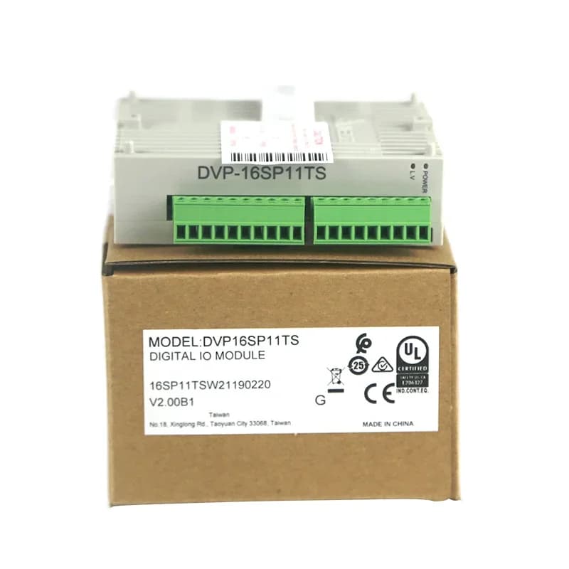 Prodotti in stock spot Modulo controller programmabile DVP16SP11TS Nuovo supporto tecnico originale Controller Plc disponibile