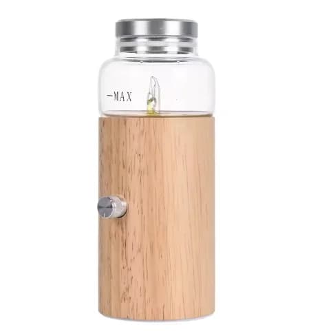 Nuovo diffusore di oli essenziali a forma di tazza, macchina per aromaterapia in legno massello