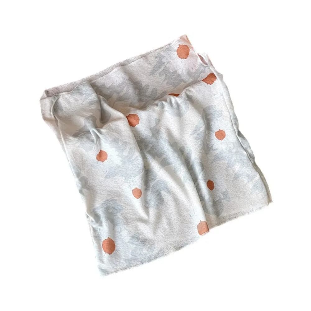 Breathable Women Mask Scarf Thin Cooling Ear Hanging Face Cover Floral Printed Neck Gaiter Scarf for Summer Outdoor Sports