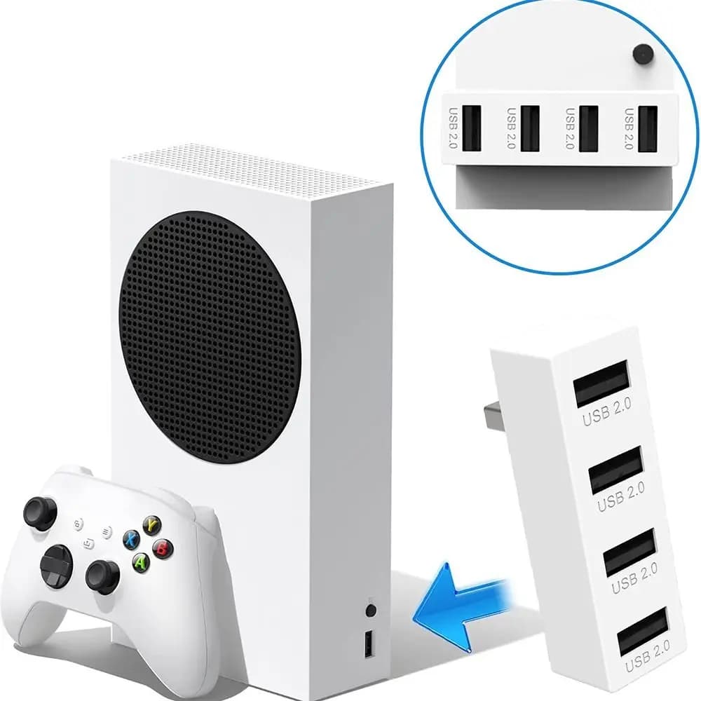Accessori adattatore per caricabatterie a 4 porte HUB USB Splitter Host convertitore di espansione USB per Xbox Series XSS |