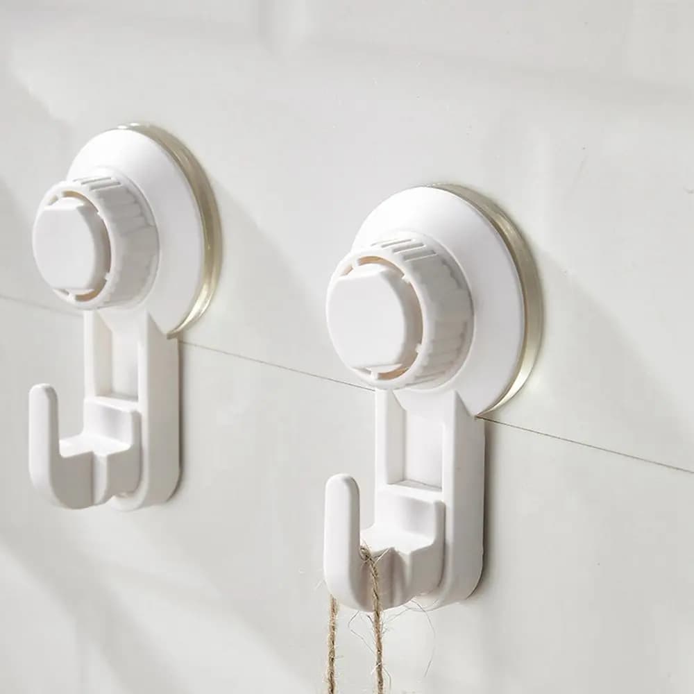 Ventosa sottovuoto autoadesiva multiuso senza punzonatura Gancio per vestiti Gancio per appendere Gancio appiccicoso per cucina Bagno