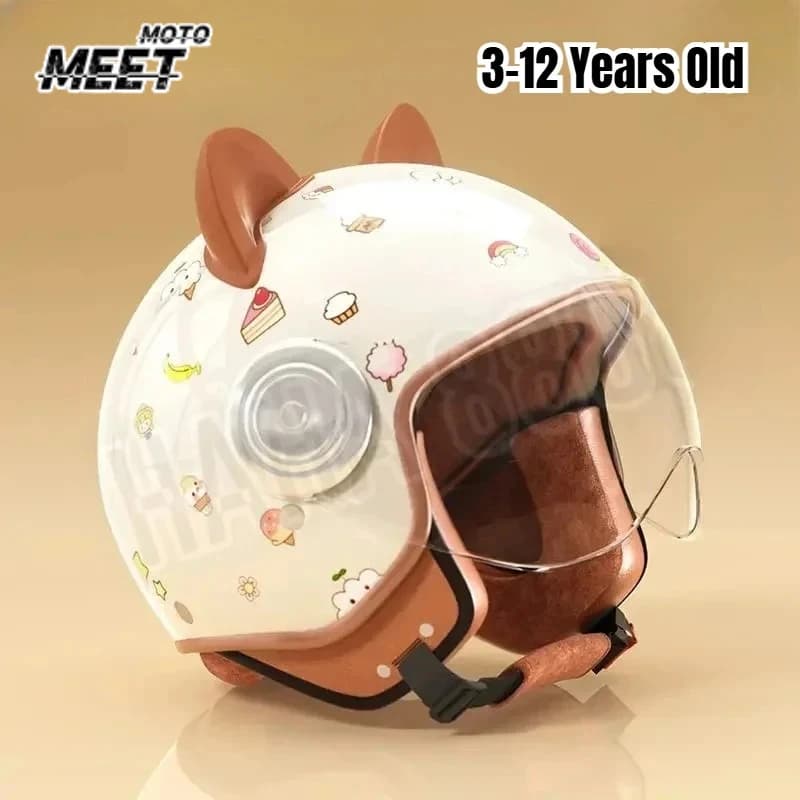 Hot 3-12 years Safety protection Children's scooter helmets Nice cartoon Electric motorcycle Bike Motocross Children's helmets