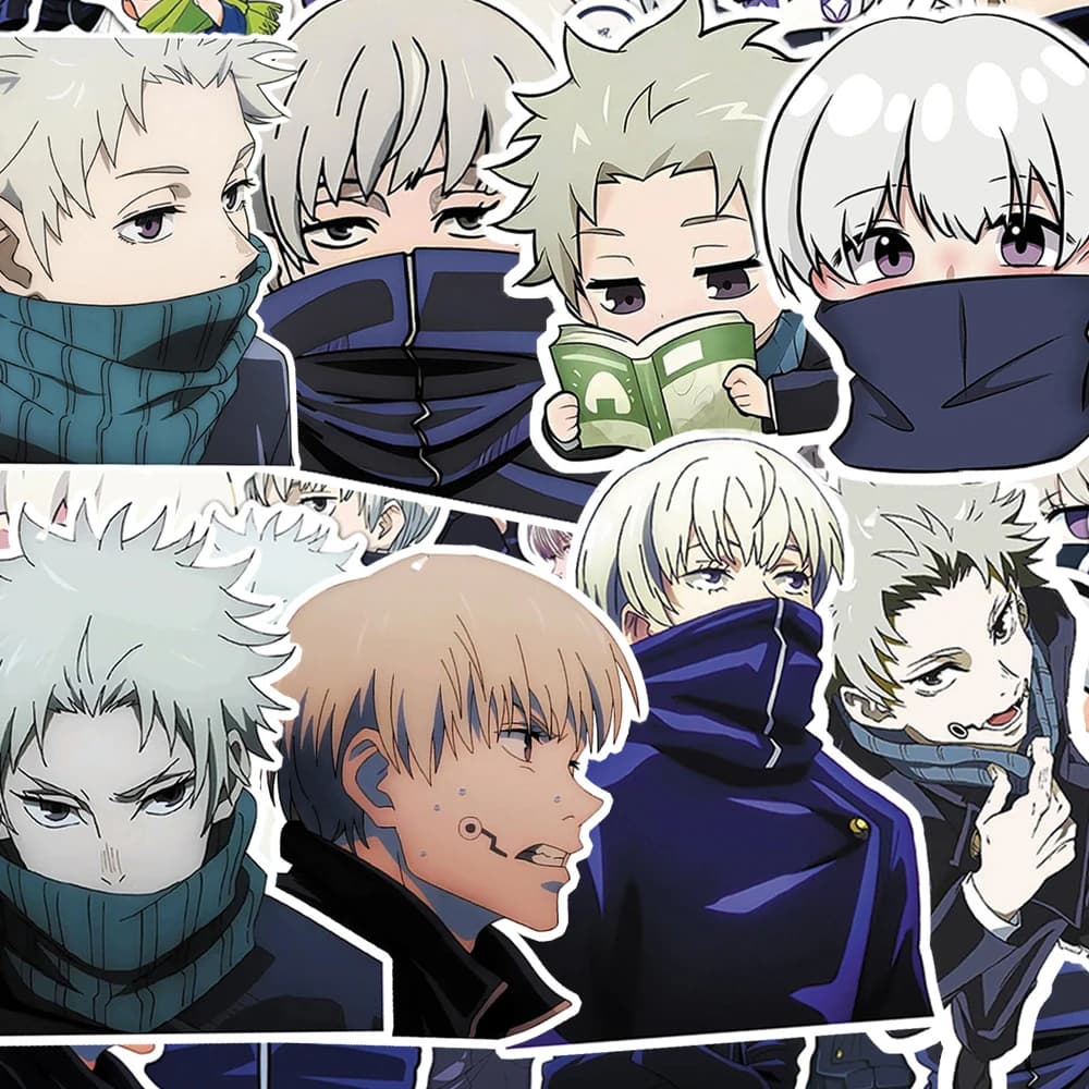 10/30/50pcs Jujutsu Kaisen Anime Stickers Manga Character Inumaki Toge Wall decal FAI FROM YOU Helmet Bike Guitar Phone Fresh Decalcomanie Packing