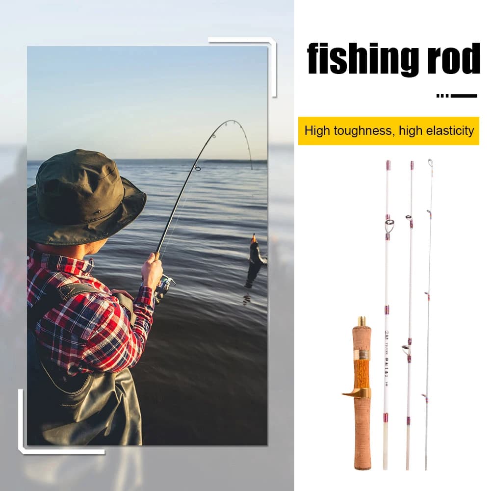 Canna da Pesca Telescopica 1.0/6.3mm, Mini Canna Ultraleggera Portatile per Spinning e Casting, per Laghi e Acque Dolci
