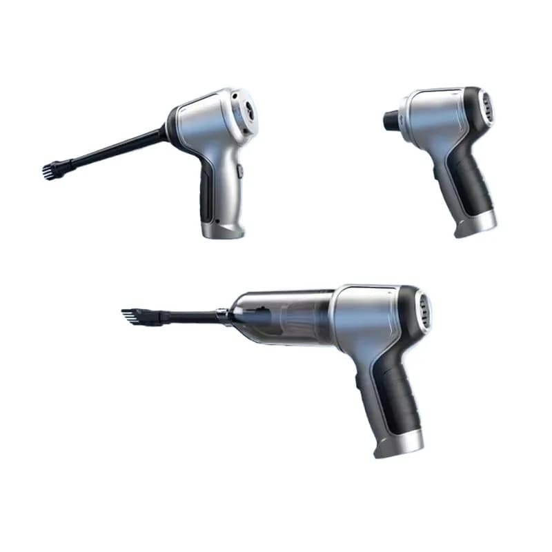 Aspirapolvere Portatile Senza Fili 3 in 1 Mini USB Ricaricabile con Potente Aspirazione, Adatto per Casa e Auto