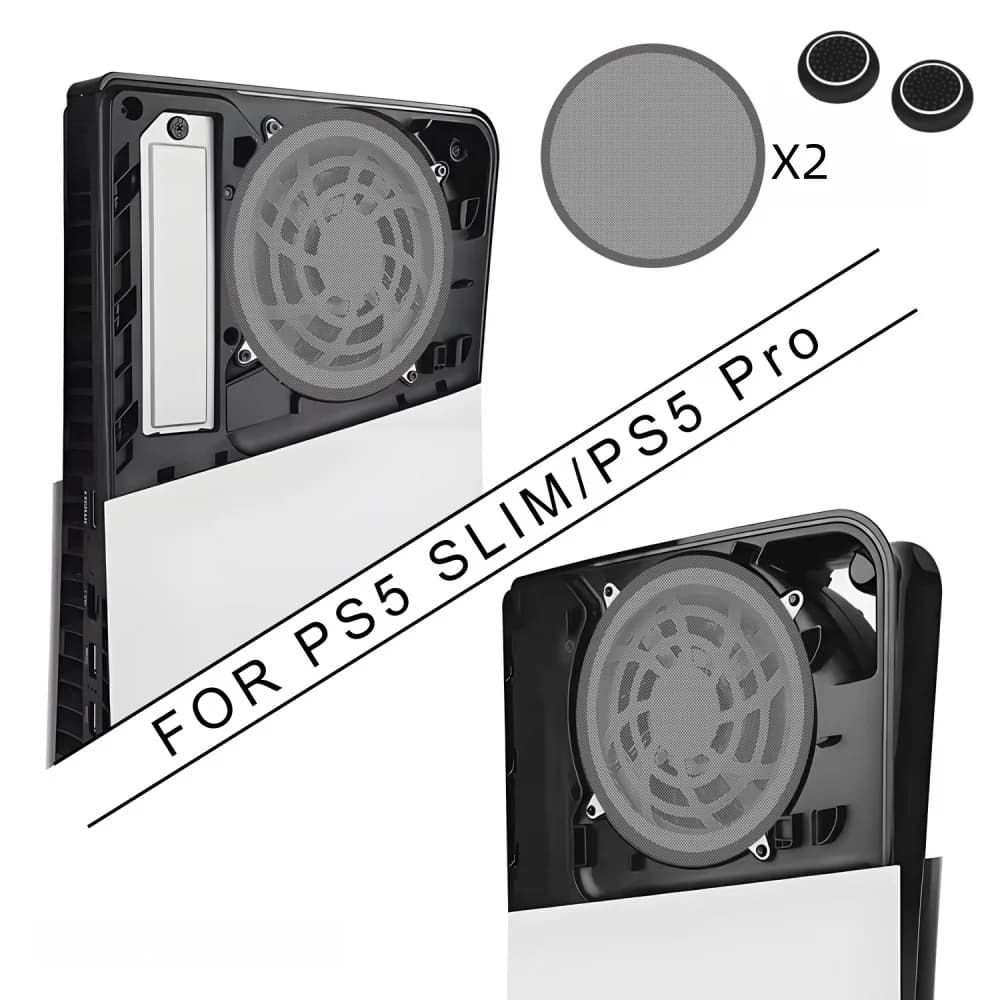 Filtro antipolvere per ventola console PS5 PRO, custodia in rete antipolvere in PVC per massima protezione, copertura filtro antipolvere, accessori per videogiochi