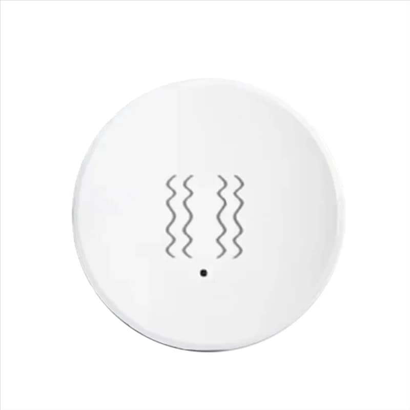 Sensore di vibrazione Zigbee per monitoraggio in tempo reale della sicurezza domestica, rilevamento sirene per porte e finestre controllate tramite app