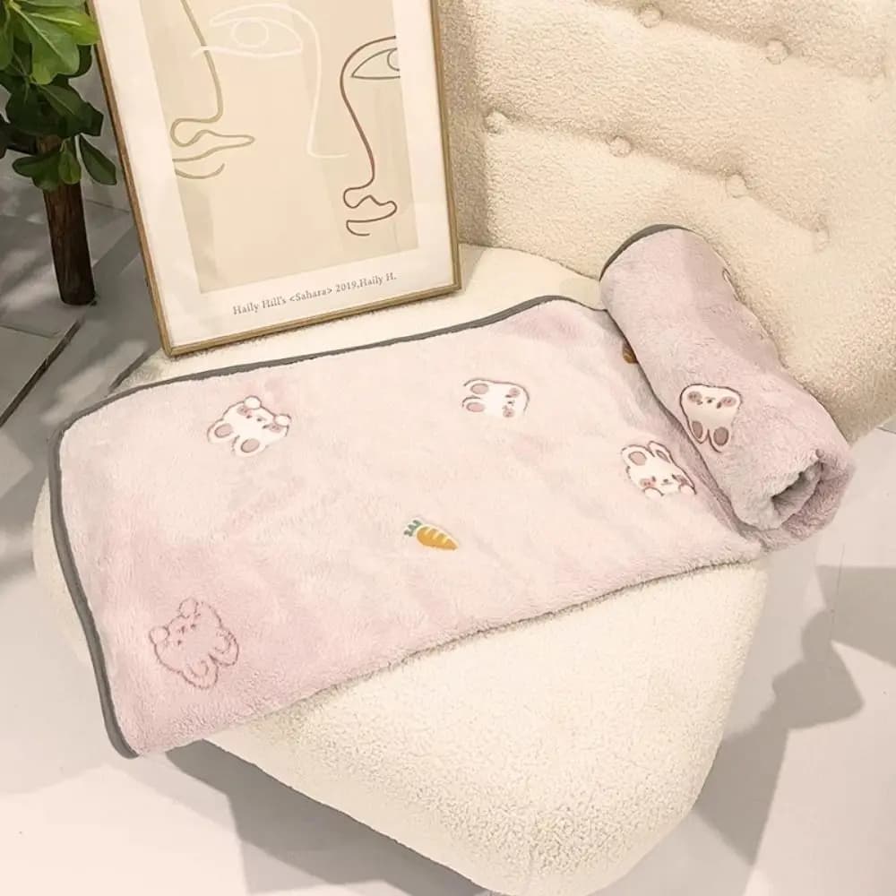 Coperta comoda per animali domestici Modello carino Coperta da letto per cani Calda coperta per gatti calda e traspirante Velluto Comodo tappetino per dormire per cuccioli Autunno