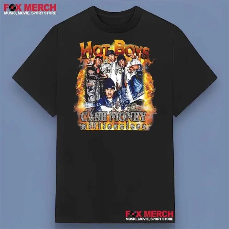 Maglietta The Hot Boys Cash Money Millionaire 2025 Taglia S 5XL