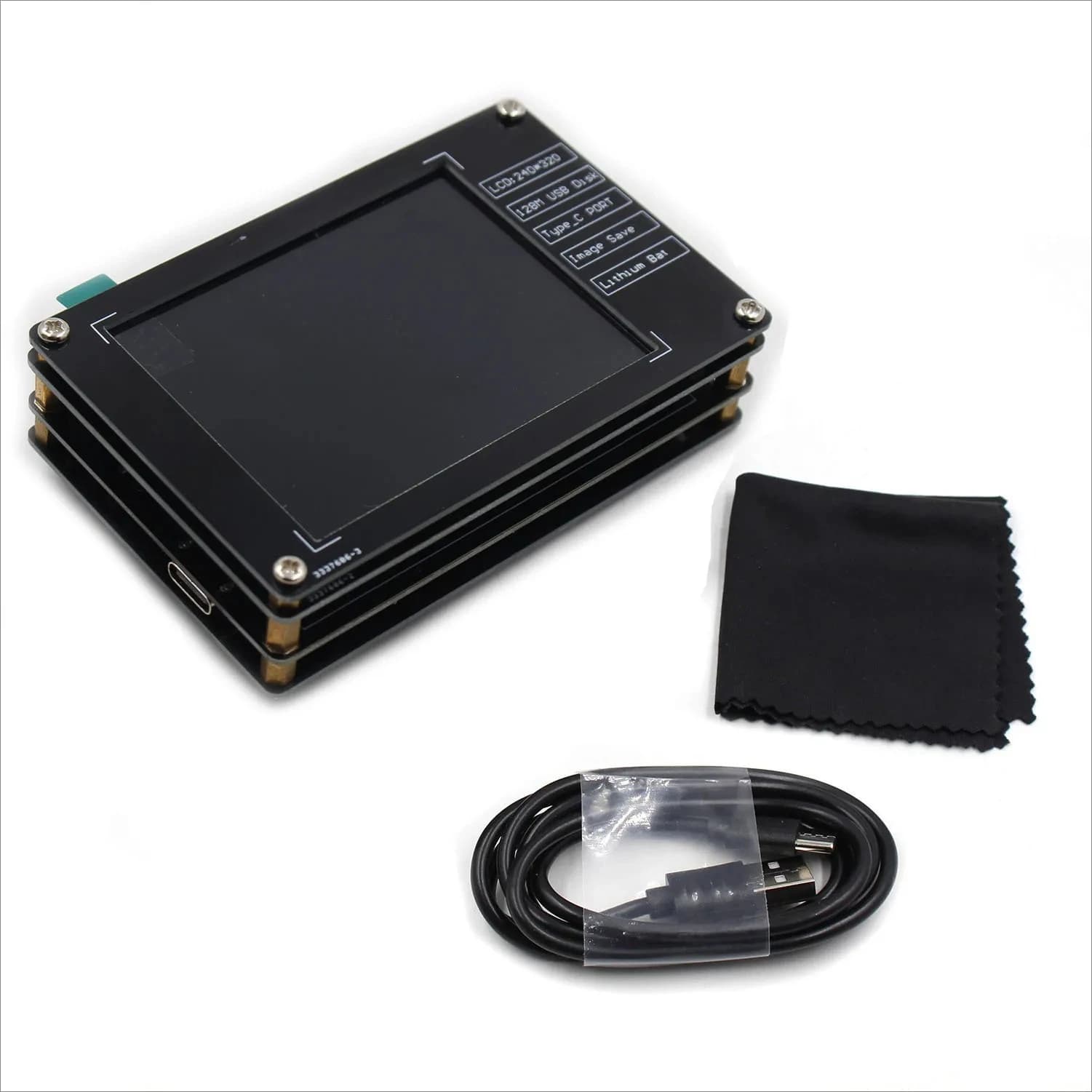 MLX90640 Schermo TFT da 3,2/2,8 pollici Display LCD Termocamera digitale a infrarossi Sensore di temperatura Telecamera IR portatile Risparmia dati