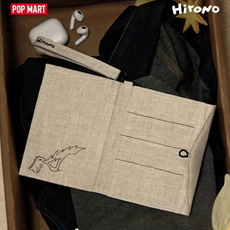POPMART Hirono Mist Walker Series Fabric Passport Holder Genuine Blind Box Toys Mystery Box Anime Figure Surprise Gift