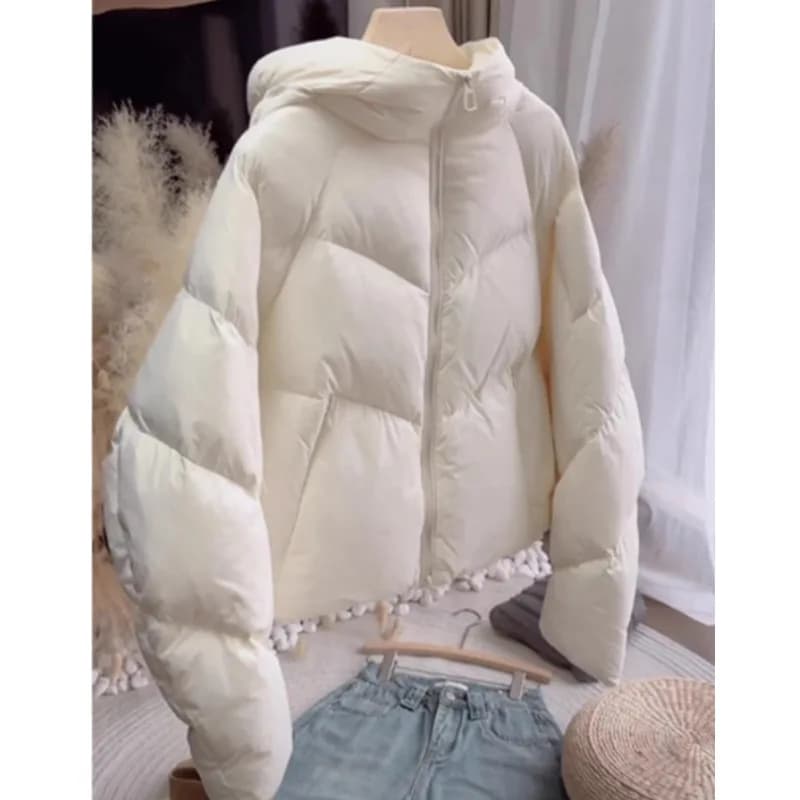 Parkas Women Coat Warm Zipper Thick Jacket Hoodies Solid Warm Long Sleeve Jackets Pockets Lady Casual Basis Loose Autumn Winter