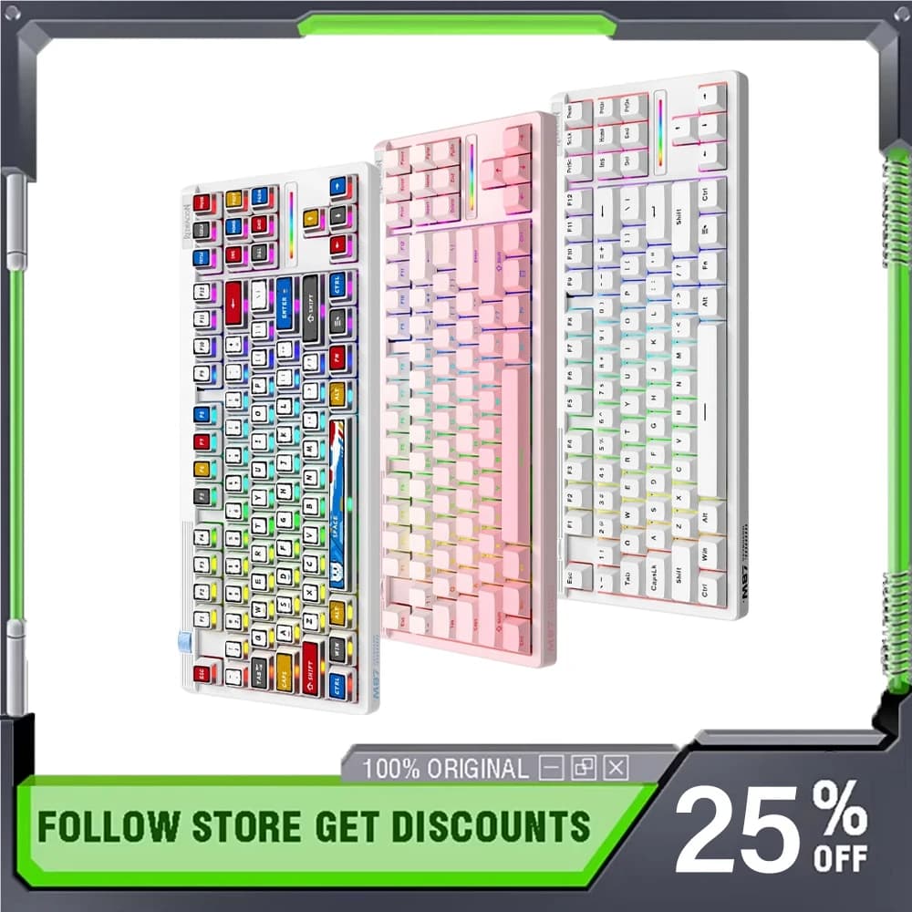 Tastiera Cablata Redragon M87 con Switch Magnetici, Struttura Gasket Hot-swappable, Tastiera da Gaming Personalizzata 8k per E-sports, 87 Tasti