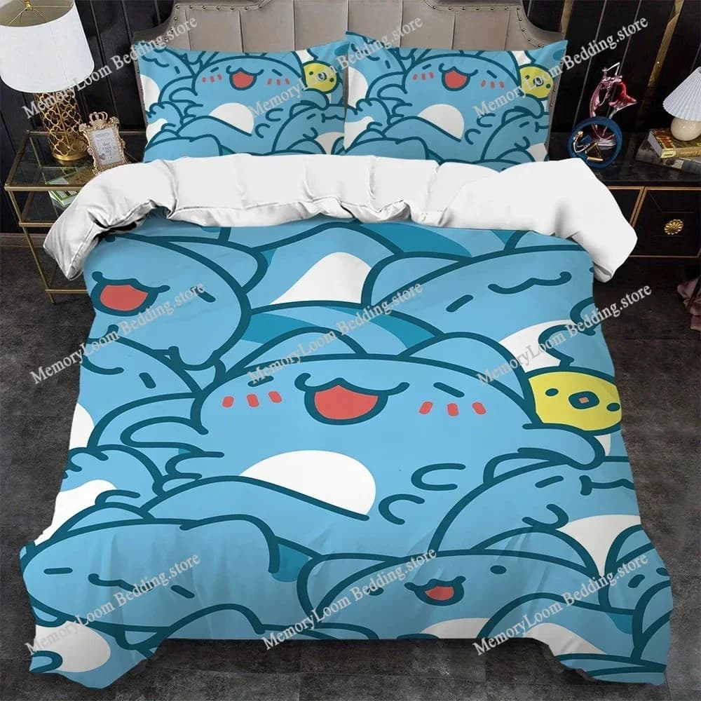 Cute Cartoon B-Bugcat Capoo Duvet Cover Set Home Style Bedding Soft Laundry Cotton Bed Student Dormitory Gift Home Textile963