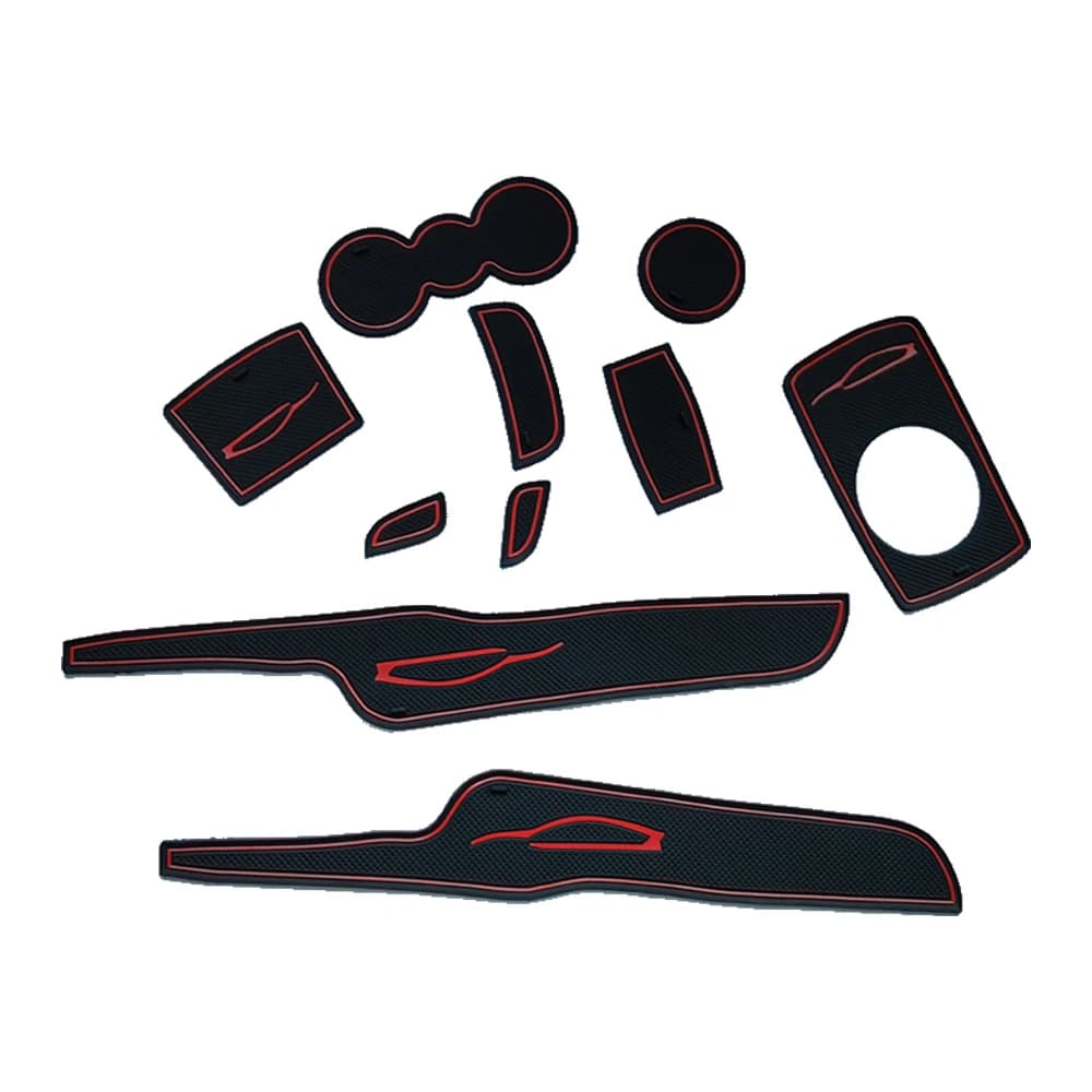 Car Door Groove Mats For suzuki SWIFT SPORT A2L MK3 2017-2024 Anti-Slip Gate Slot Cup Mat Non-Slip Rubber Mats