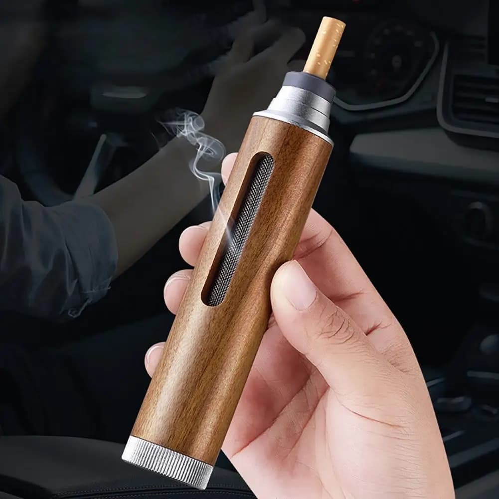 Posacenere portatile Design rimovibile organizzatore di cenere posacenere leggero anti-fuliggine per auto Mini posacenere per auto