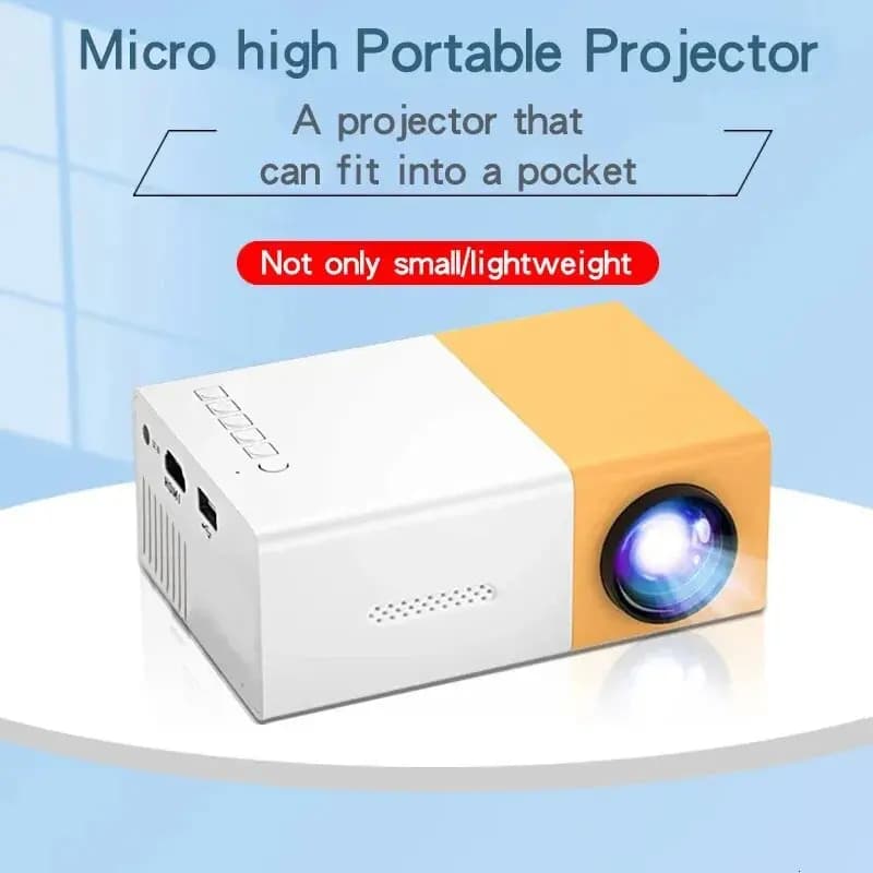 LGOODVIN YG300 Mini Projector 4K HD Portable Home Theater Kids Small Projector