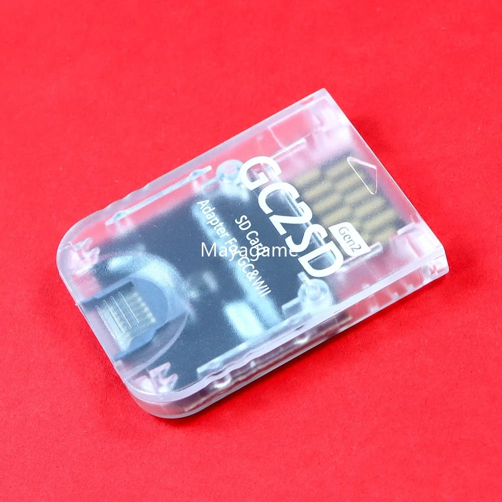 1pc V2.0 SD Memory Flash Card Card Reader Converter Adapter V2.0 For Nintendo Wii NGC GC2SD Console