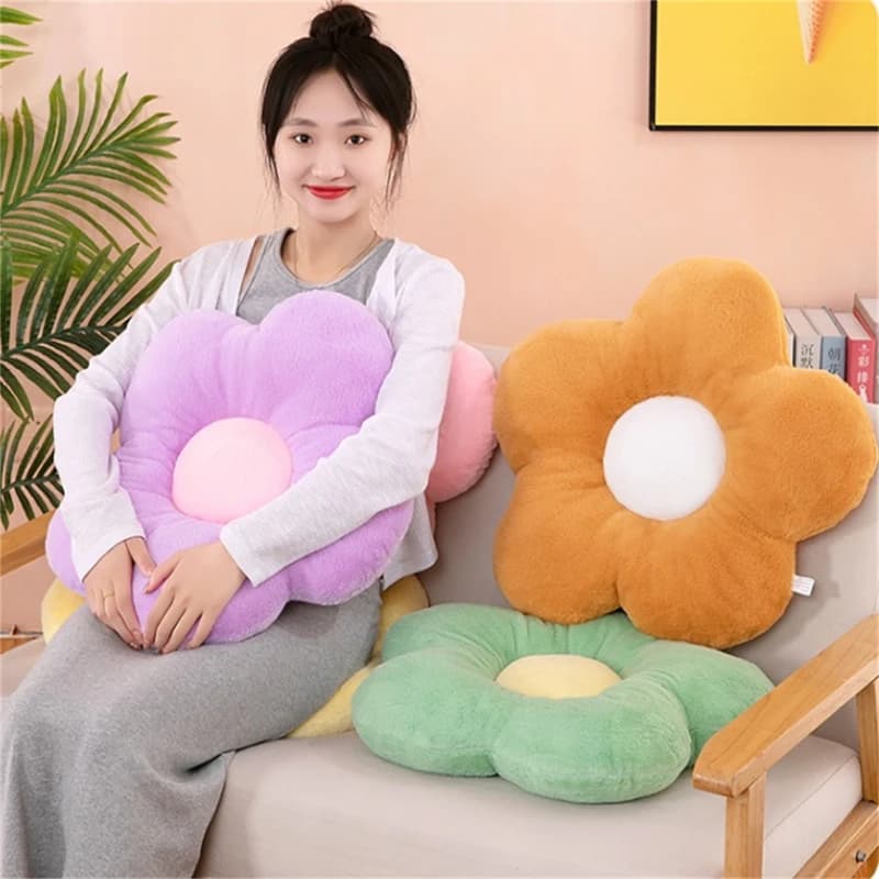 Cuscino Decorativo Morbido a Forma di Fiore, 1 Pezzo, per Divano, Camera da Letto, Arredamento Casa, Regalo, Decorazione Accogliente per Divanetto