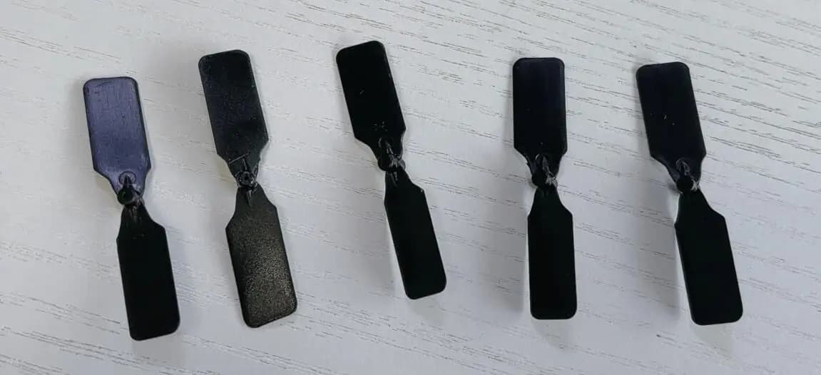 5 pz 46mm lunghezza pale di coda puntelli elica per motore spazzolato micro RC elicottero Drone aereo