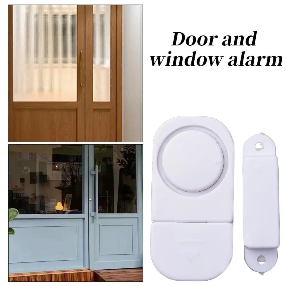 1/2/3 pz. Sensore Allarme Porte Finestre Wireless Bianco Sicurezza Domestica Antifurto Sensore Porta Sensore Finestra Avviso Apertura Sicurezza 2026