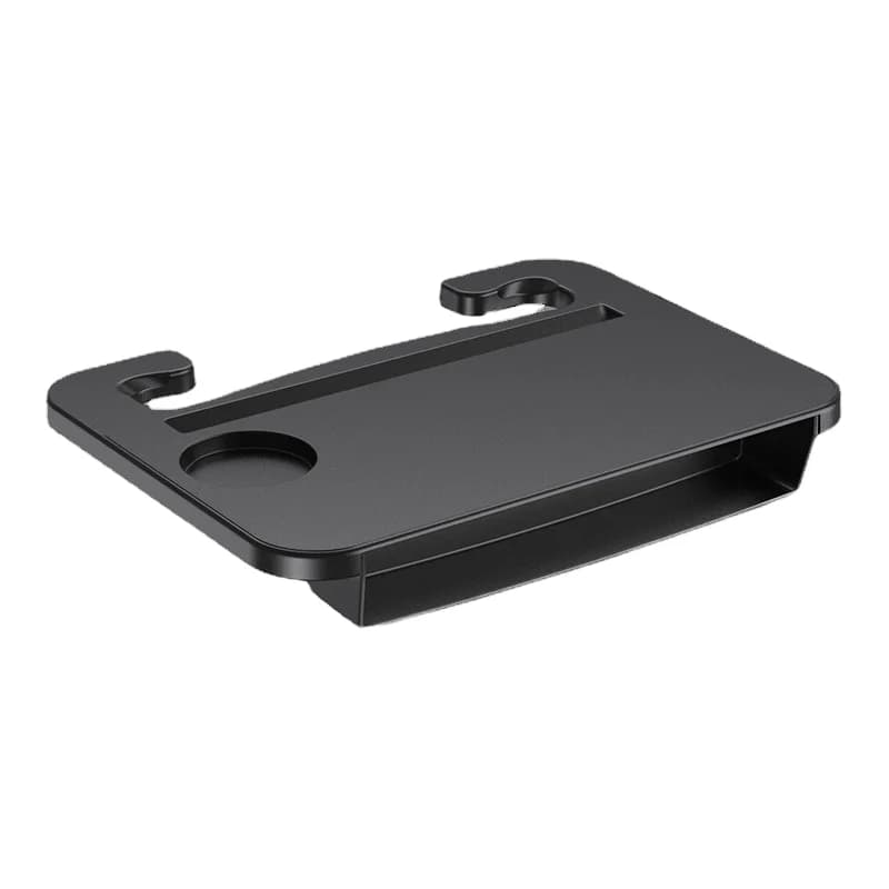 Kit Interno Auto 2-in-1 di Lusso: Tavolino e Supporto per Laptop da Volante con Vano Portaoggetti Multifunzione (Plastica)