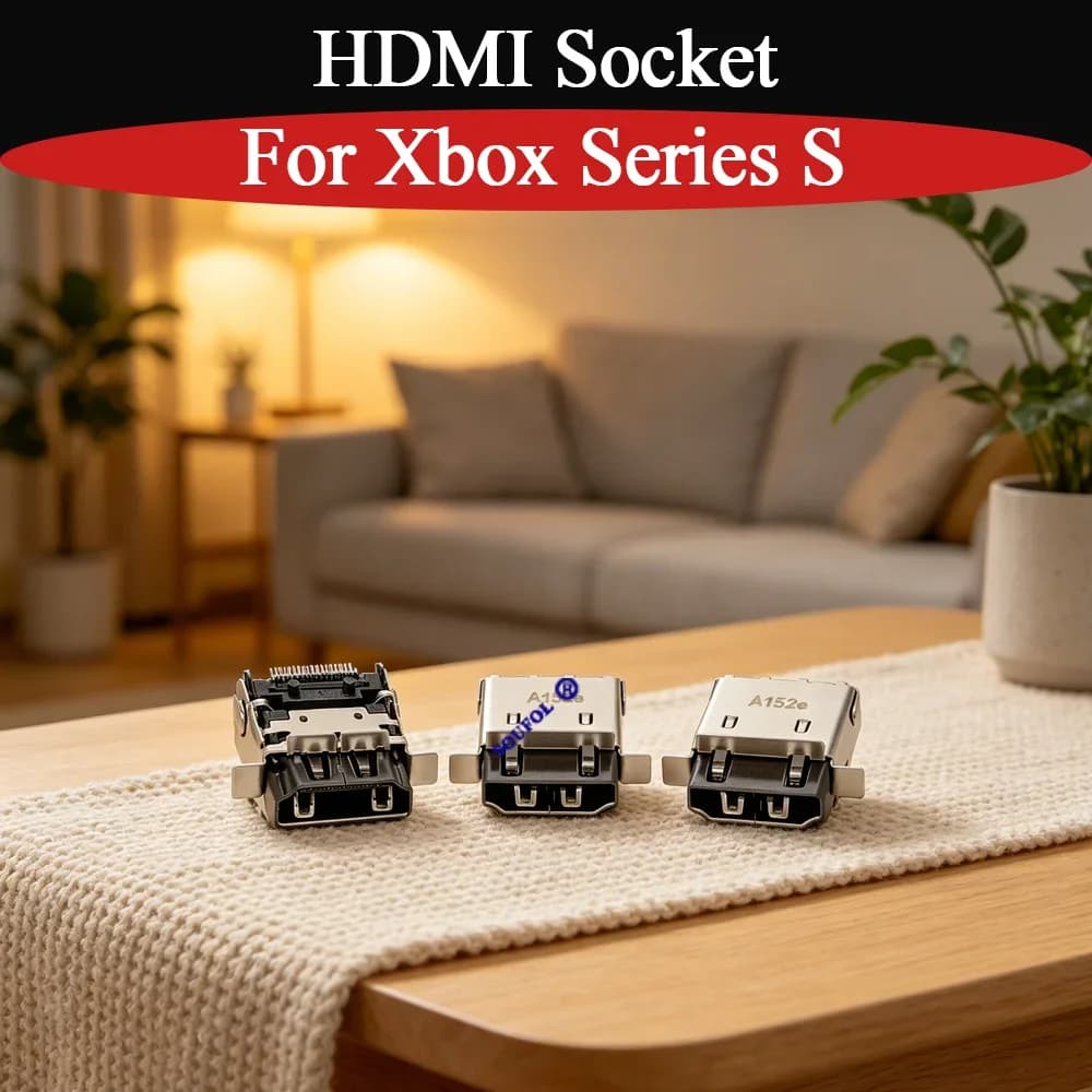 1/2/10PCS For Xbox Series S Durable HDMI-compatible Port Socket Interface Connector Replacement HDMI Socket For XSS Accessories