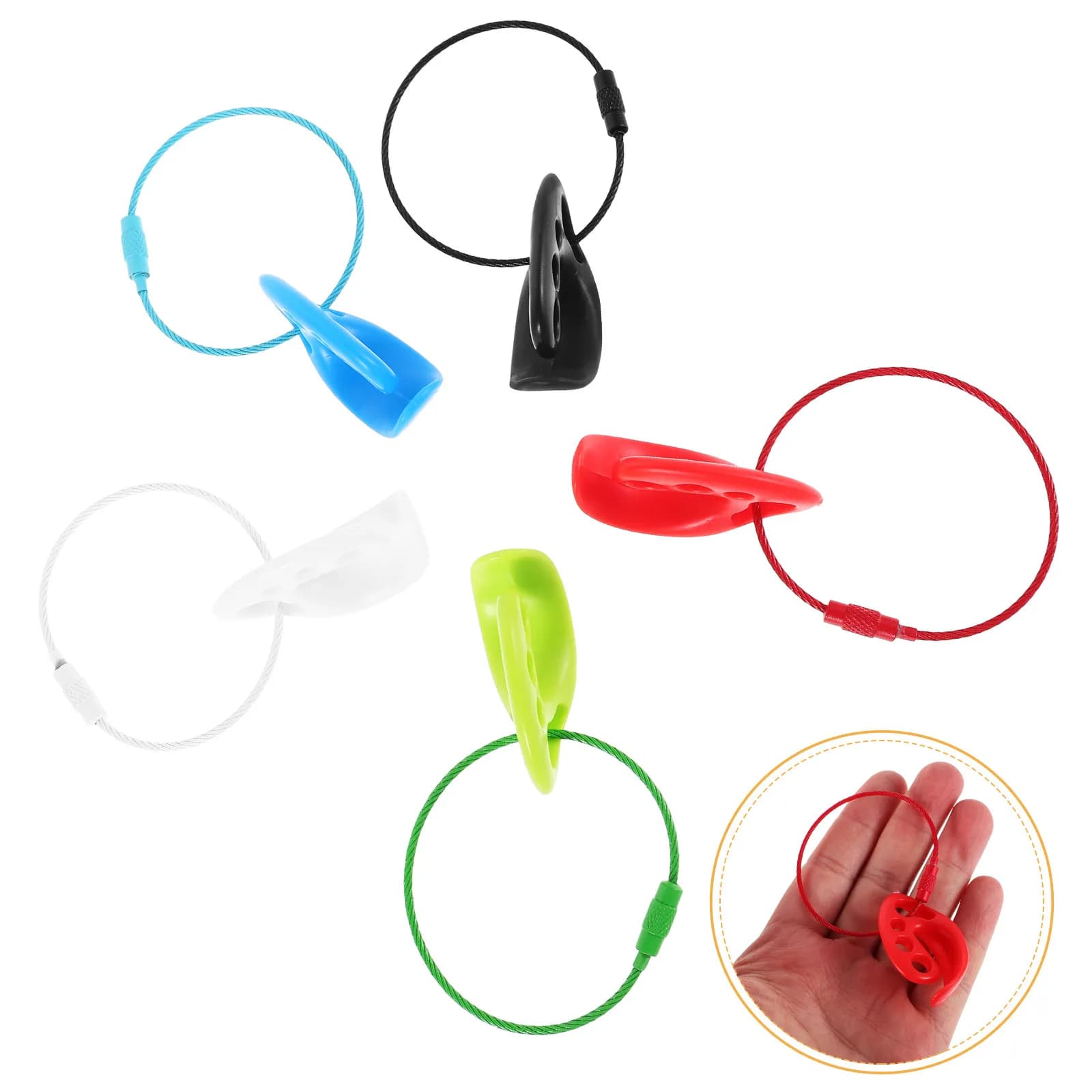5Pcs Flying Disc Clip Sport Disk Hanger Hooks Portable Outdoor Activities Disk Holder Organizer Tent Backpack Outdoor Activities