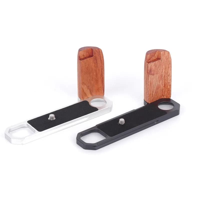 Fittest Hand Grip Quick Release Plate For Nikon S3 S2 Film Camera Arca Swiss Tripod Mount Wooden Handle Wood Grip Fit RRS