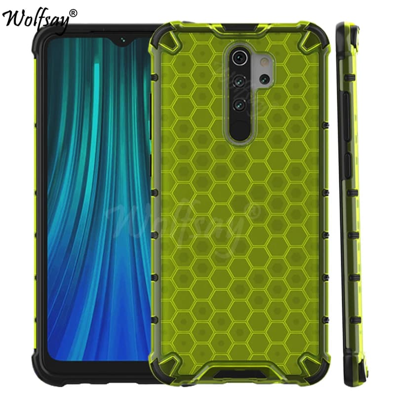 Custodia trasparente antiurto per Redmi Note 8 Pro Custodia trasparente con armatura a nido d'ape per Redmi Note 8 Pro Custodia per Redmi Note 8 Pro
