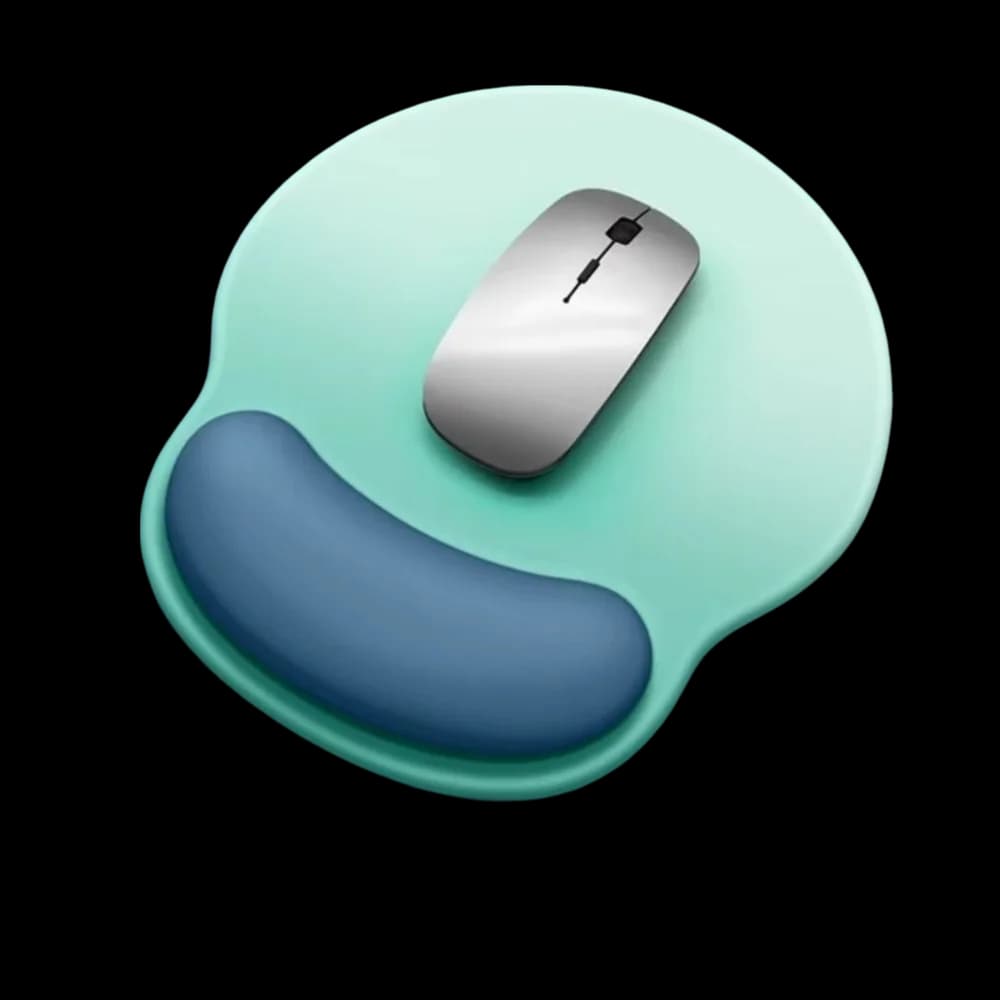 Tappetino per mouse sfumato antiscivolo durevole Superficie morbida e liscia Comodo poggiapolsi Supporto per polso da tavolo in silicone Accessorio per computer