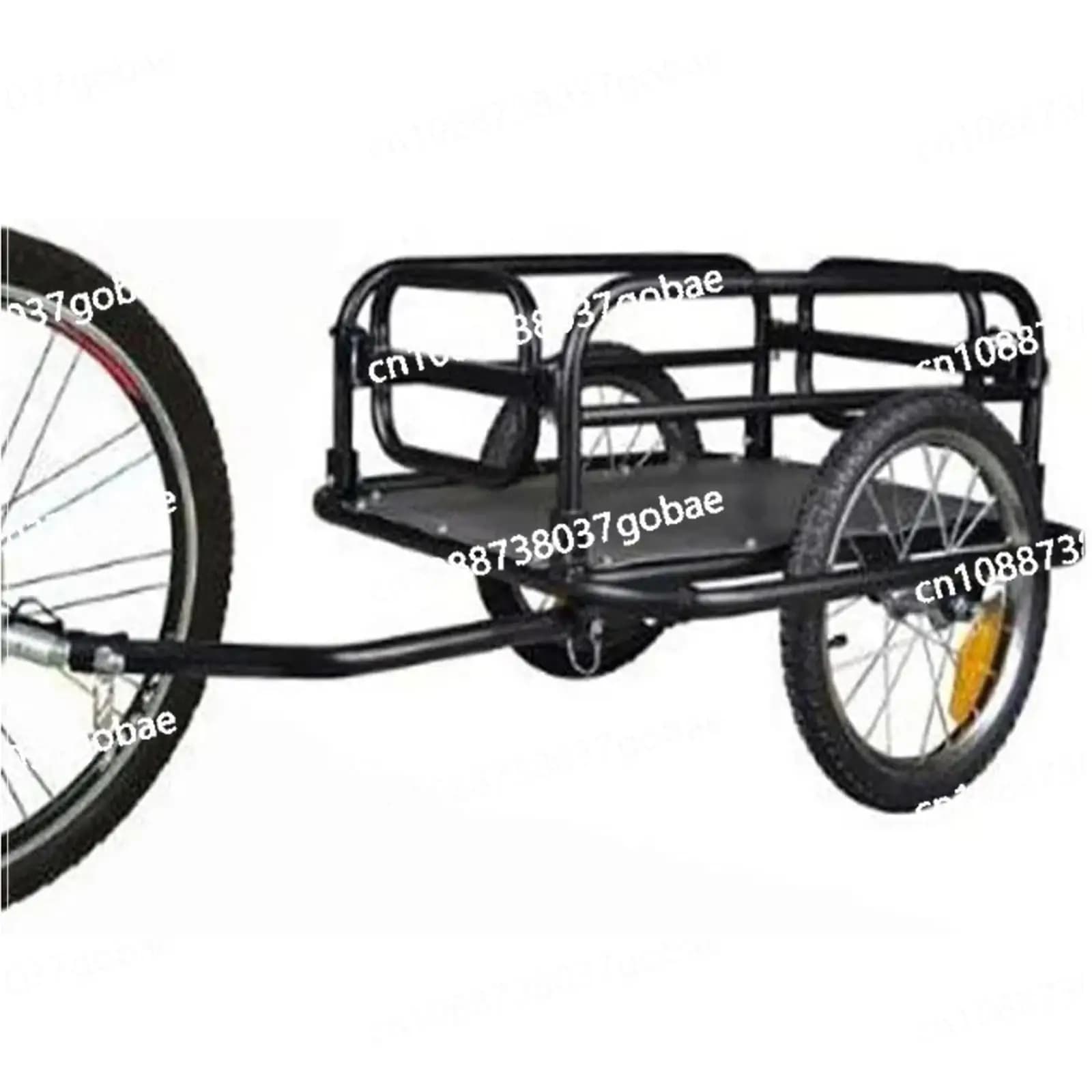 Rimorchio per Bicicletta da Carico Trasportatore a Due Ruote Grande Rimorchio per Carico CT004