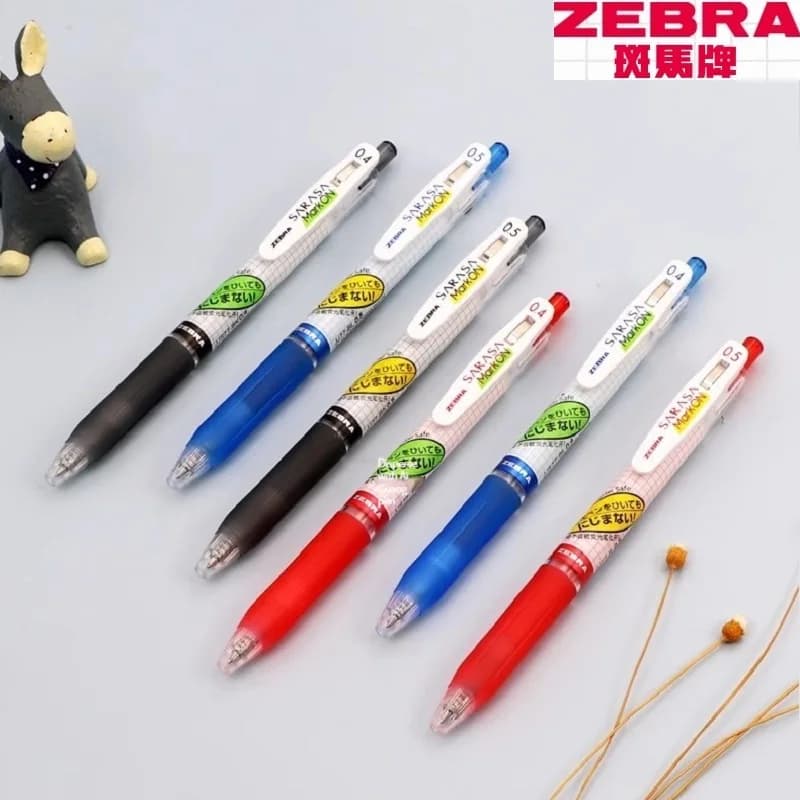 Giappone Zebra Retrattile Nessun Sbavature Penne Gel Ad Asciugatura Rapida 0.4/0.5mm Materiale Scolastico di Cancelleria JJ77 Doppio Perlina Testa di Proiettile