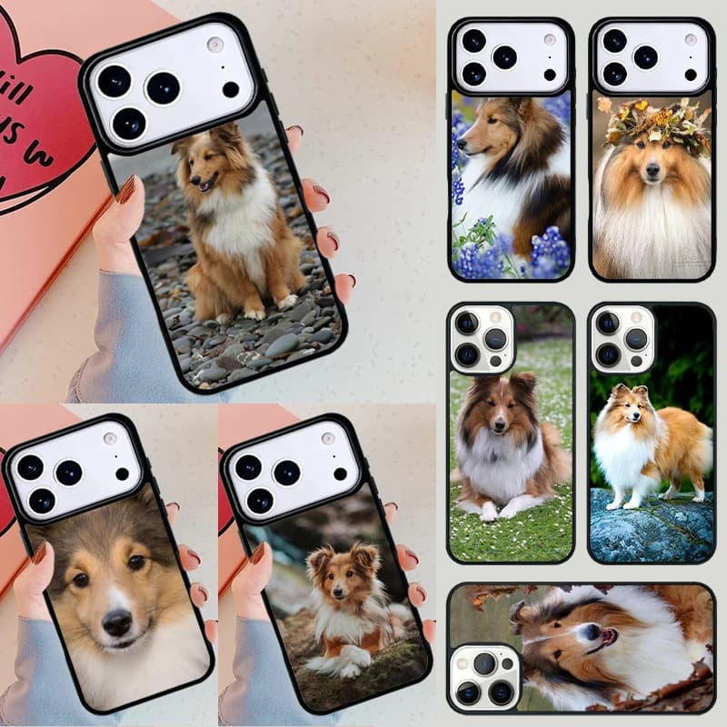 Cover per telefono Shetland Sheepdog per Apple iPhone 17 Air 16E 15 14 Plus 13 12 11 Pro Max Mini