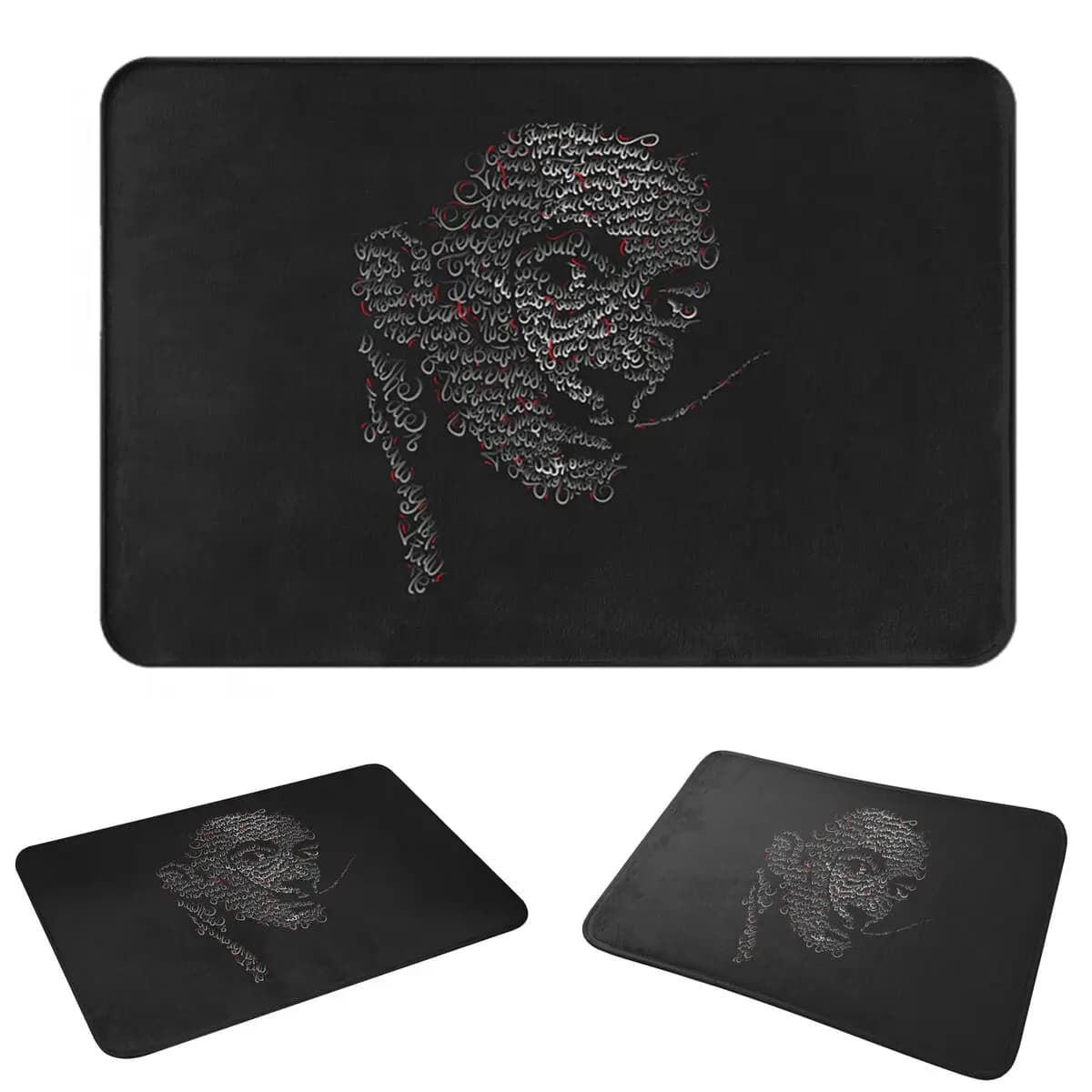 Salvador Dali Pop Street Art Anti-slip Doormat Floor Mat Antiwear Carpet Rug for Kitchen Entrance Home Living room Footpad Mats