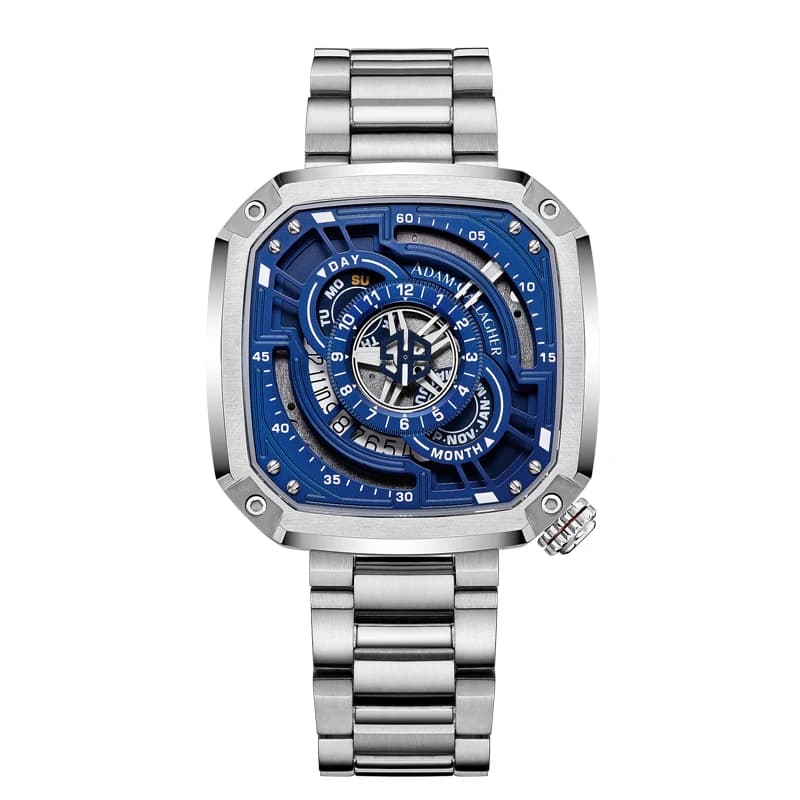 Orologio WM Orologio meccanico automatico da uomo Miyota 9122 Sapphire Outdoor Power Series Orologio da uomo resistente all'acqua AG006M