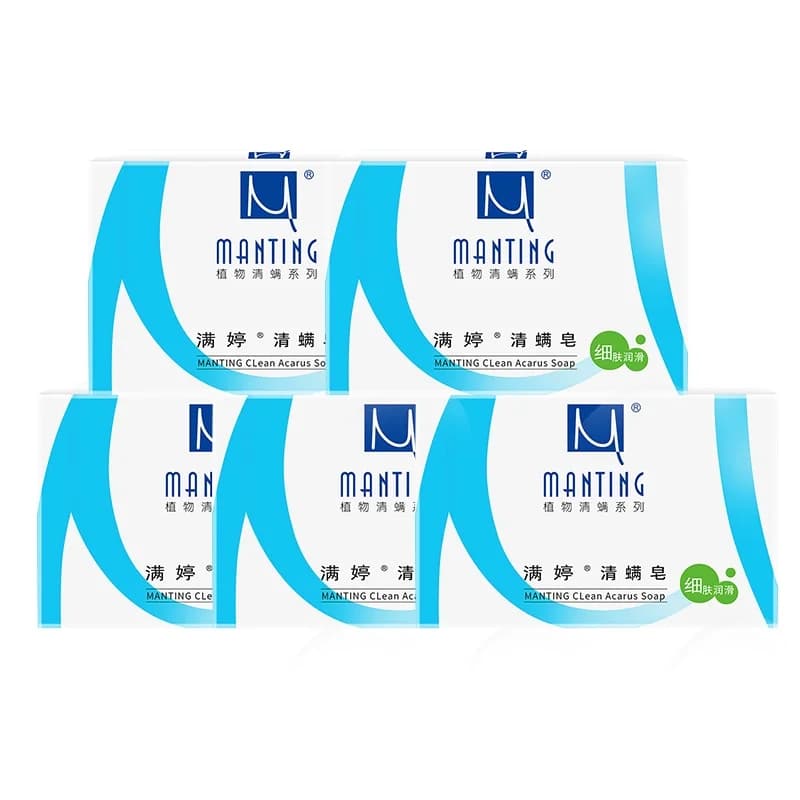 5 pieces sanding and anti-axar bath soap: gently cleans pores for a soft and smooth skin, value pack