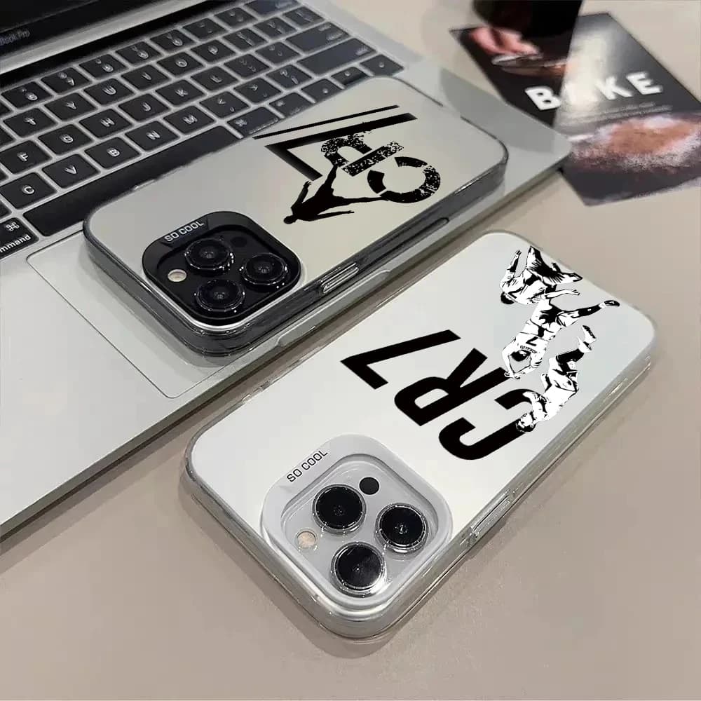 Famosa Cover per Samsung Galaxy A37 A57 A17 A07 A16 A35 A55 A25 A15 A56 A54 A36 A34 A24 A26 4G 5G con Stampa Calciatore CR7