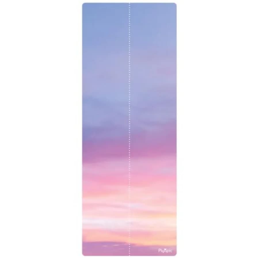 Tappetino da yoga all-in-one di lusso con impugnatura anti-sudore e asciugamano integrato, ideale per yoga, hot yoga, Bikram, Pilates, allenamento ed esercizio fisico, ecologico.