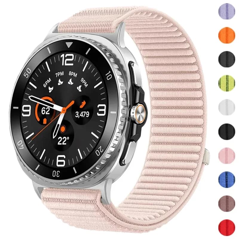 Nylon Braided Strap For Samsung Galaxy Watch 8 Classic 46mm Breathable Loop Wristband For Galaxy Watch 8 44mm 40mm Band Bracelet