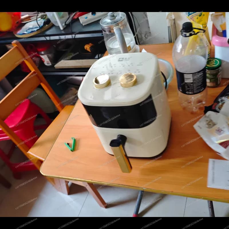 Friggitrice ad Aria con Finestra Trasparente da 6L – Forno Elettrico per Cuocere e Friggere, Ottima Idea Regalo per la Cucina