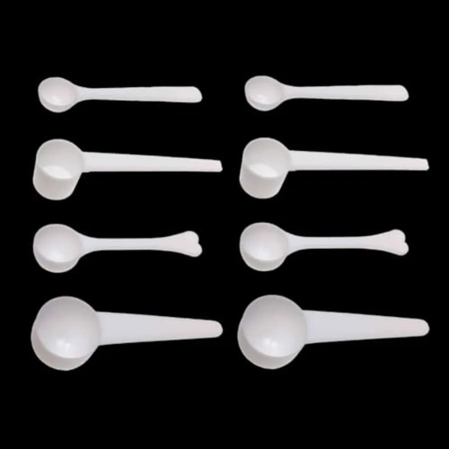 8Pcs Measuring Spoons Set 1g 3g 5g 10g Long Handle Scoops for Coffee Protein Milk Powder Small Kitchen Tools Accurate Measureme