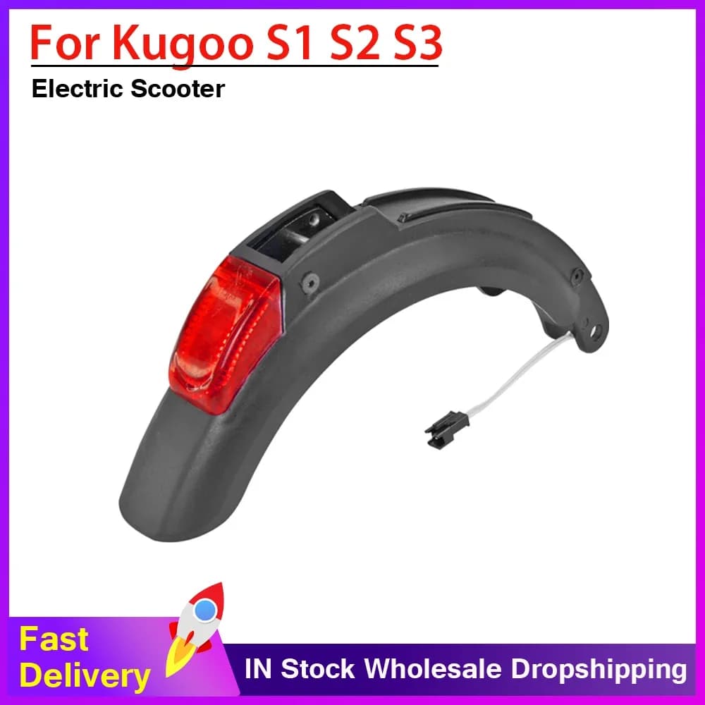 Parafango posteriore Pneumatico Parafanghi Splash Guard Assembly per KuGoo S1 S2 S3 Pieghevole Scooter Elettrico Skateboard Parte di ricambio