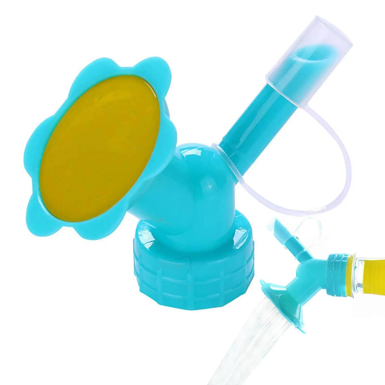 Water Cans Sprinkler Nozzle Shower Head Watering Cans Flower Waterers Bottle Plant Plastic Portable 2-In-1 automatic watering