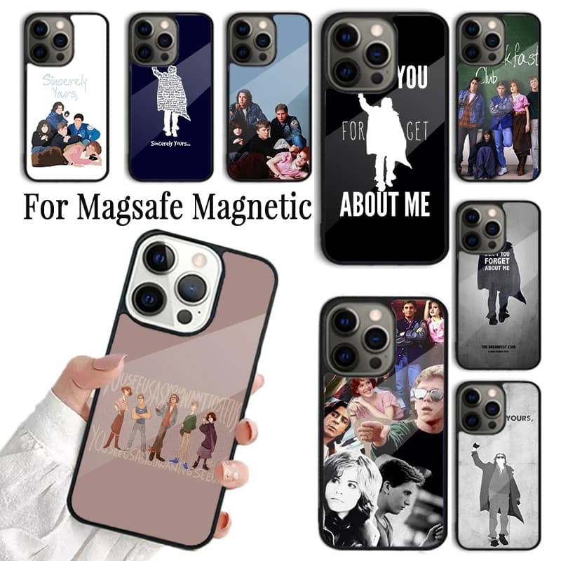 Cover per iPhone The Breakfast Club con MagSafe Wireless per iPhone 17 AIR 16 15 14 13 12 11 Pro Max Plus